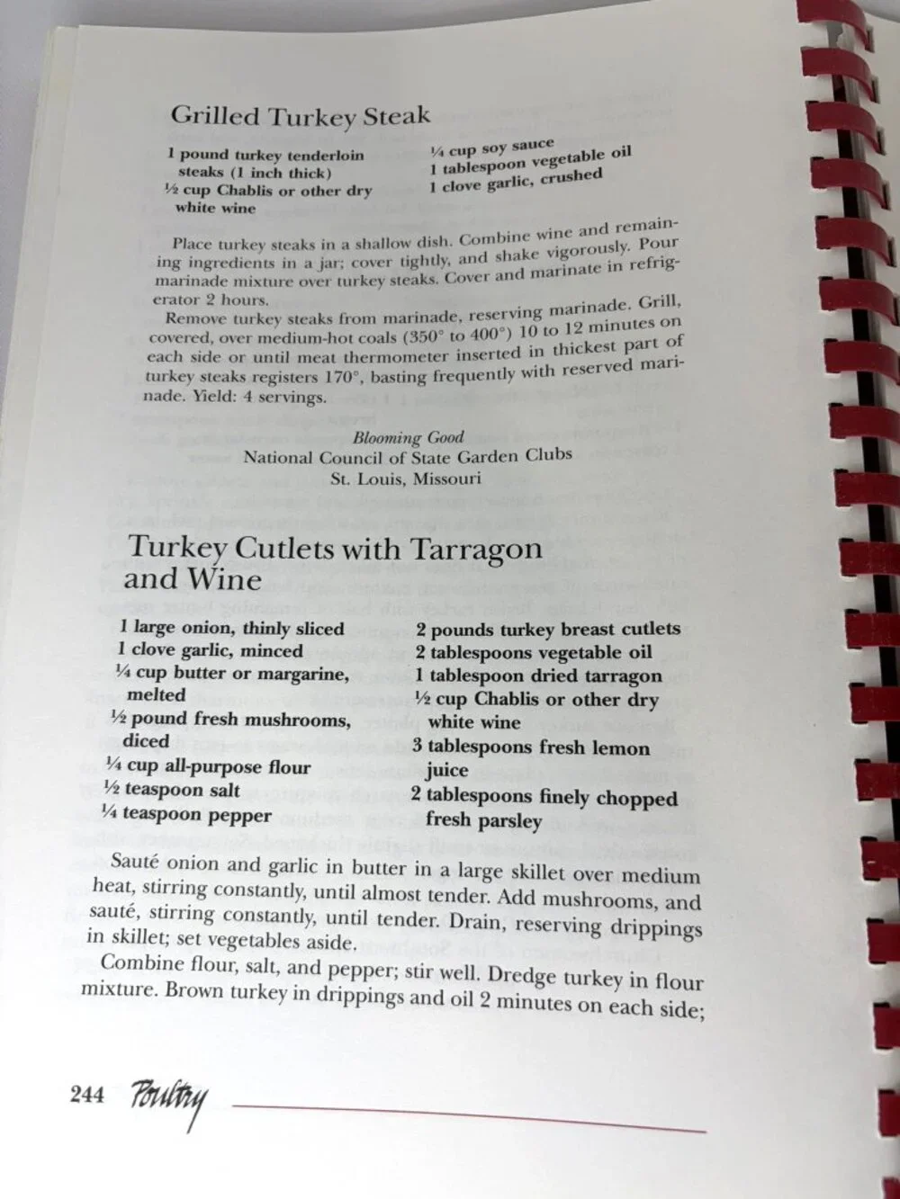 America’s Best Recipes 1994 Hometown Collection Cookbook‎ Spiral Bound Vintage